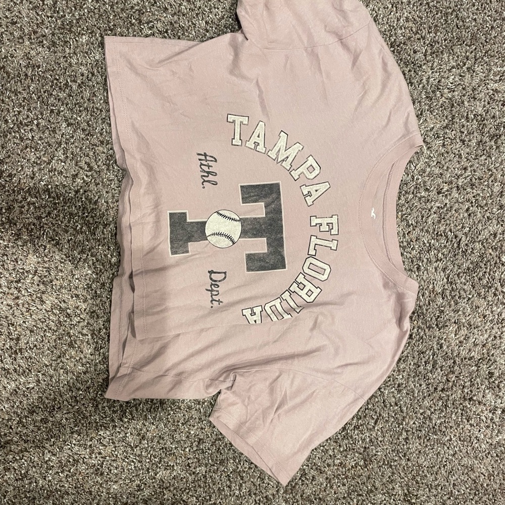 Hollister Kids Light Pink Tampa Graphic Tee